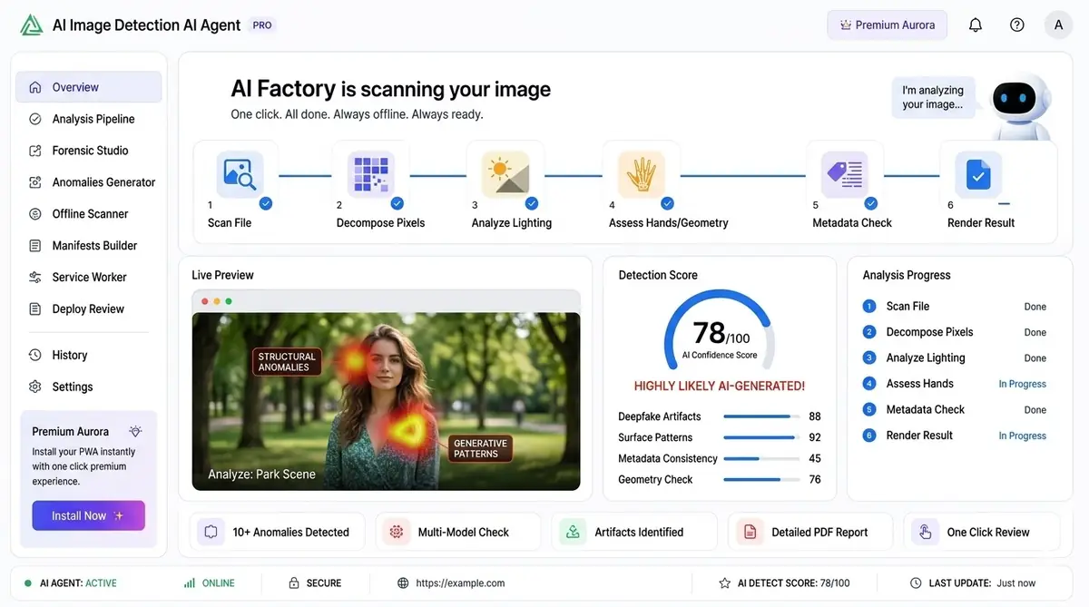AI certificate generator — example of the AI tool dashboard software